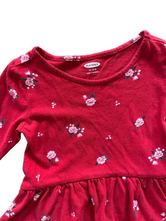 Old Navy | Peplum Floral Top | 18-24 Months