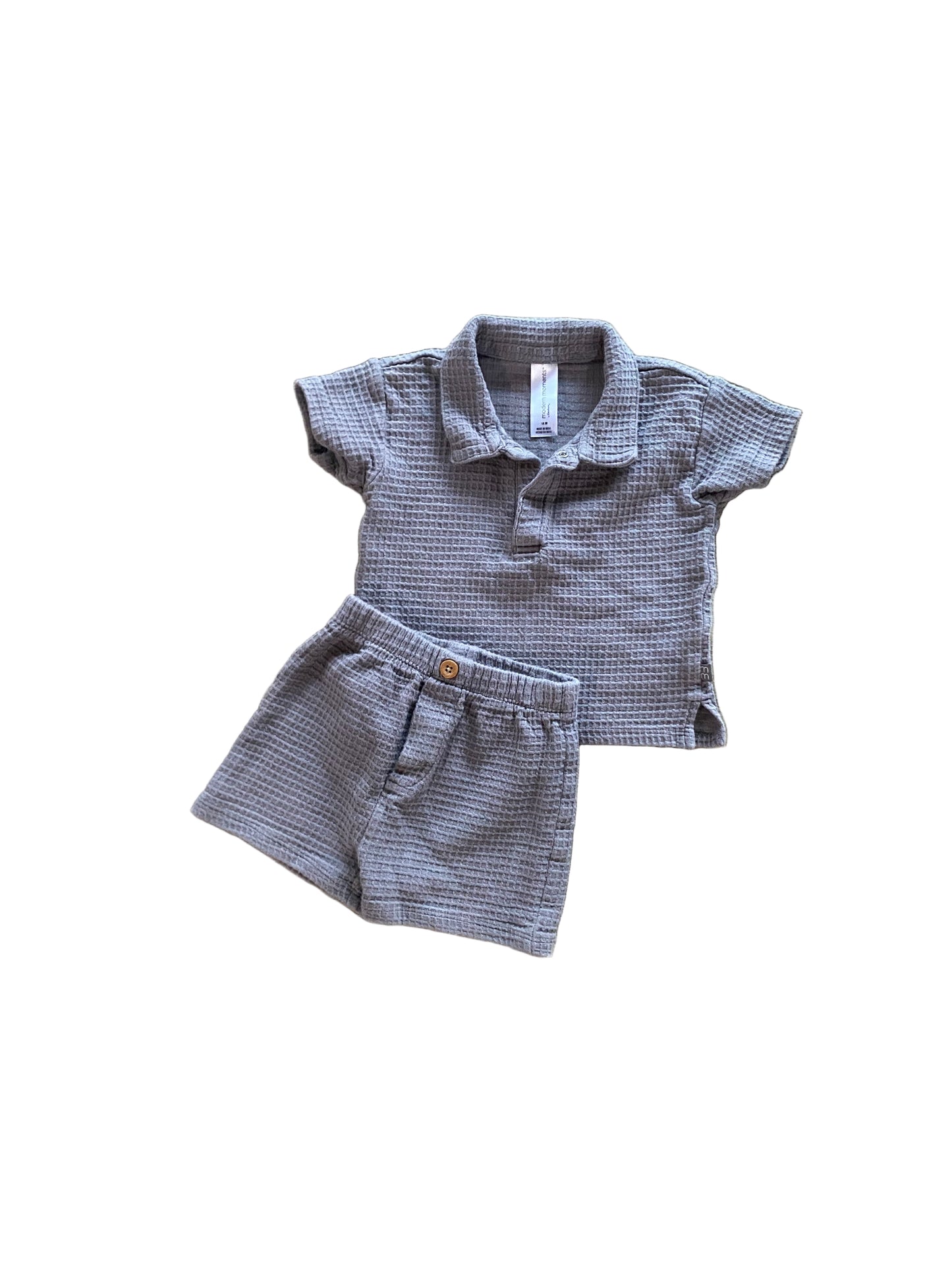 Modern Moments | waffle knit set |18 months