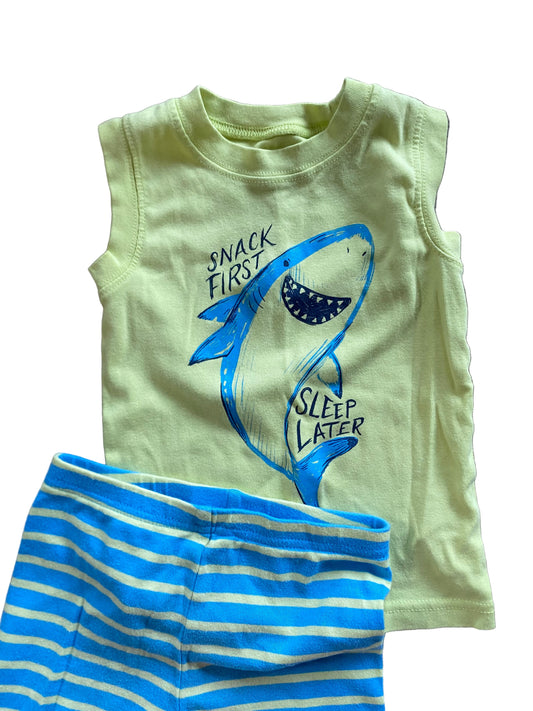 Carter’s | Shark Snug Fit Tank Pajamas | 2T