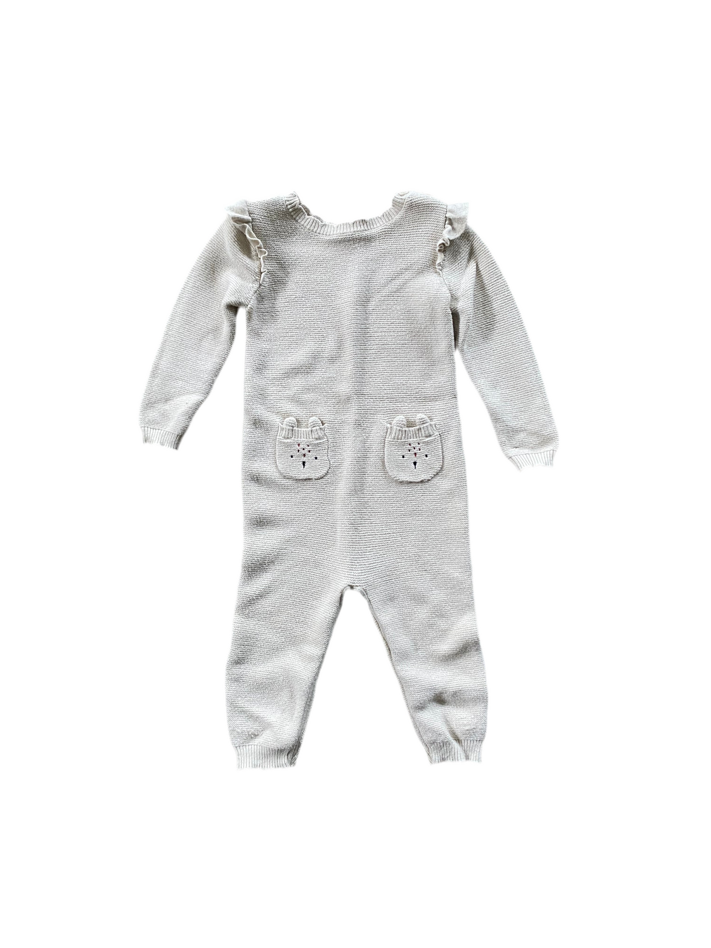 Gerber | Knit Romper Deer | 12-18 Months