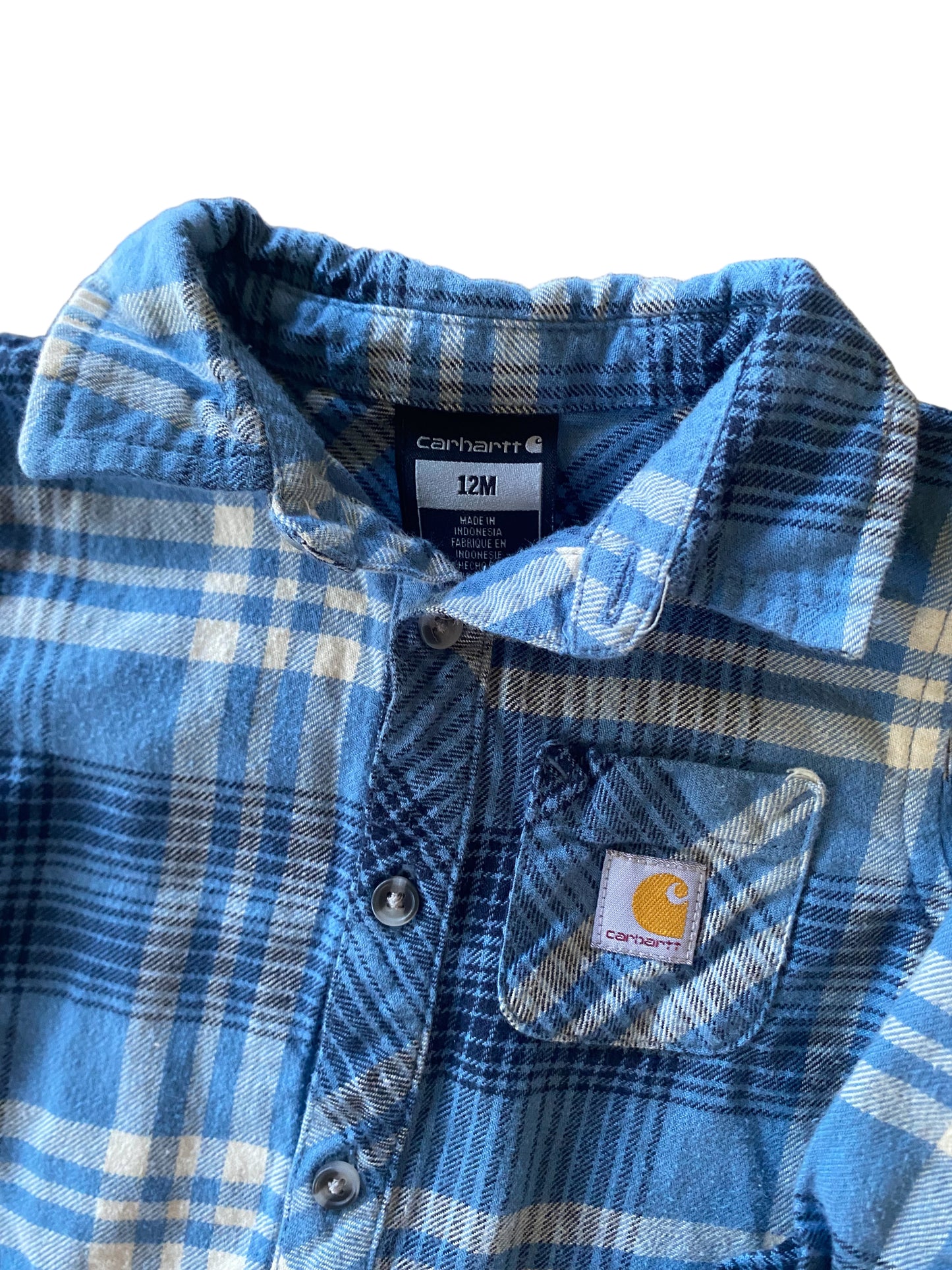 Carhartt | Flannel Long Sleeve | 9-12 months