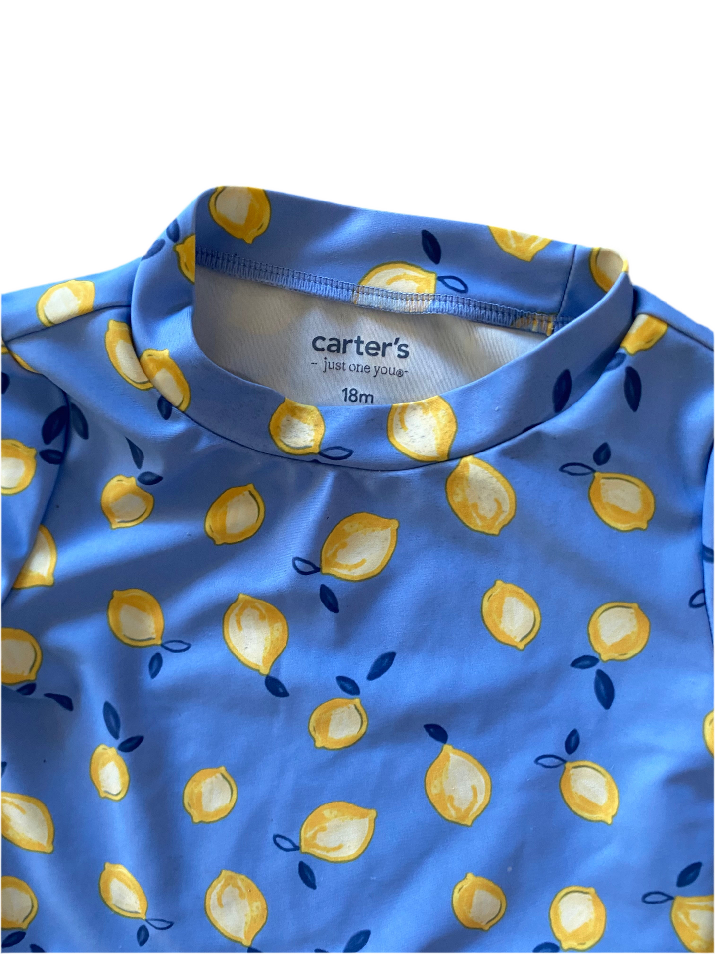 Carter’s | Lemon Rash Guard swimsuit | 12-18 Months