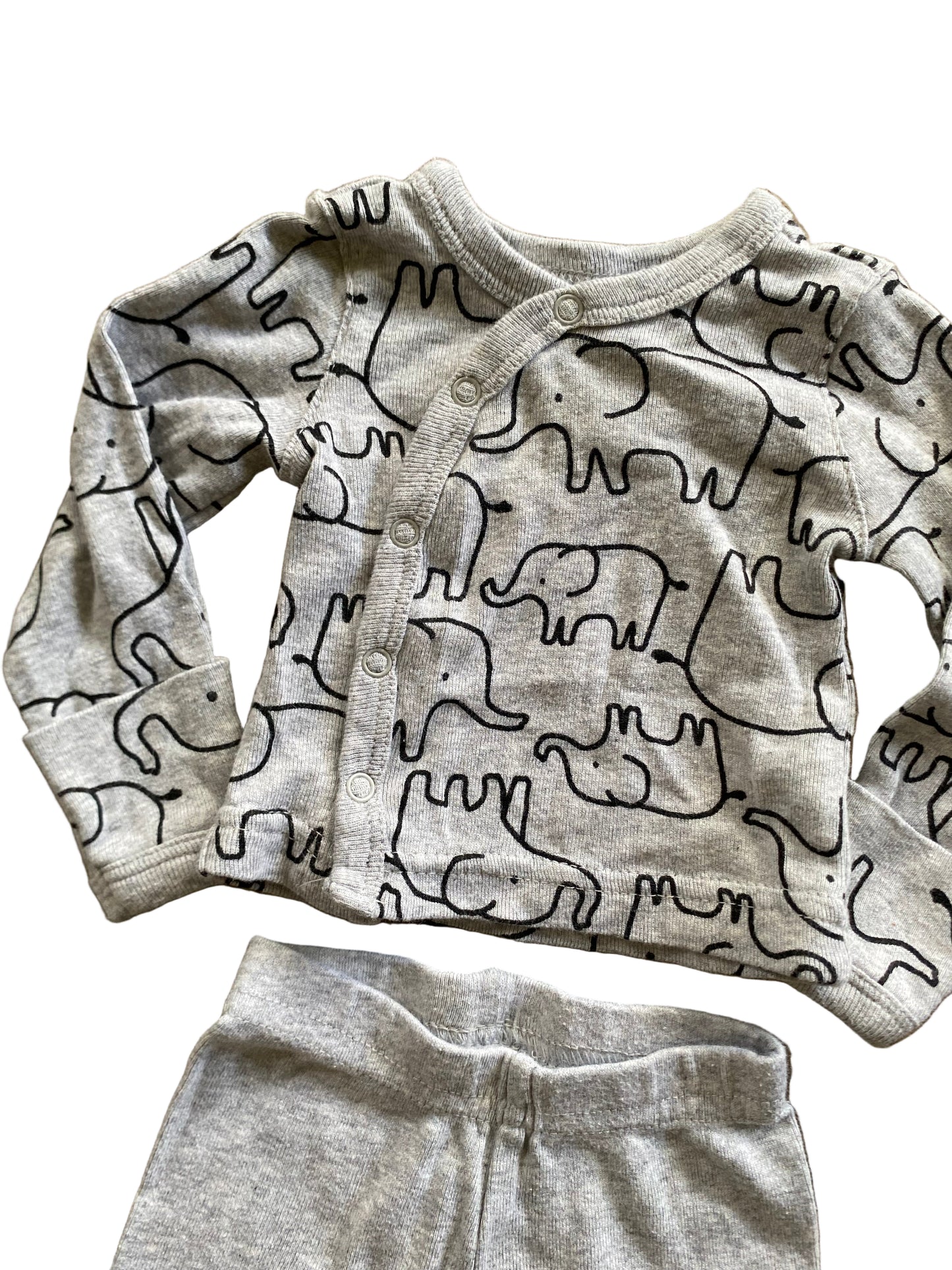 Carter’s | Two Piece Pajamas Elephant | NB