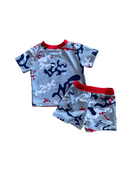 Cleveland Guardians | Camo Short and Tee Set | 12 months
