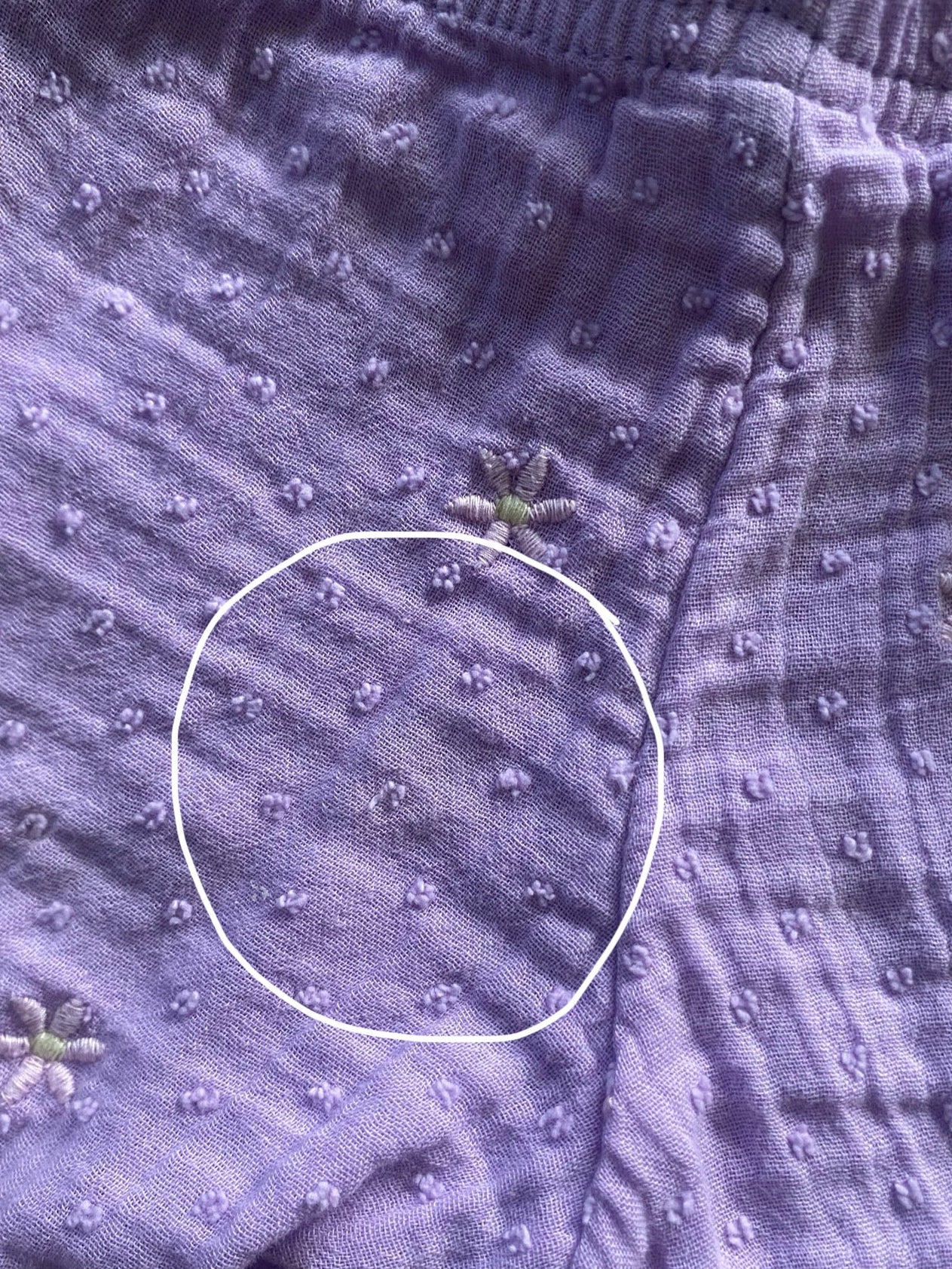 Cat and Jack | Purple Smock Top and Pants | 0-3 months