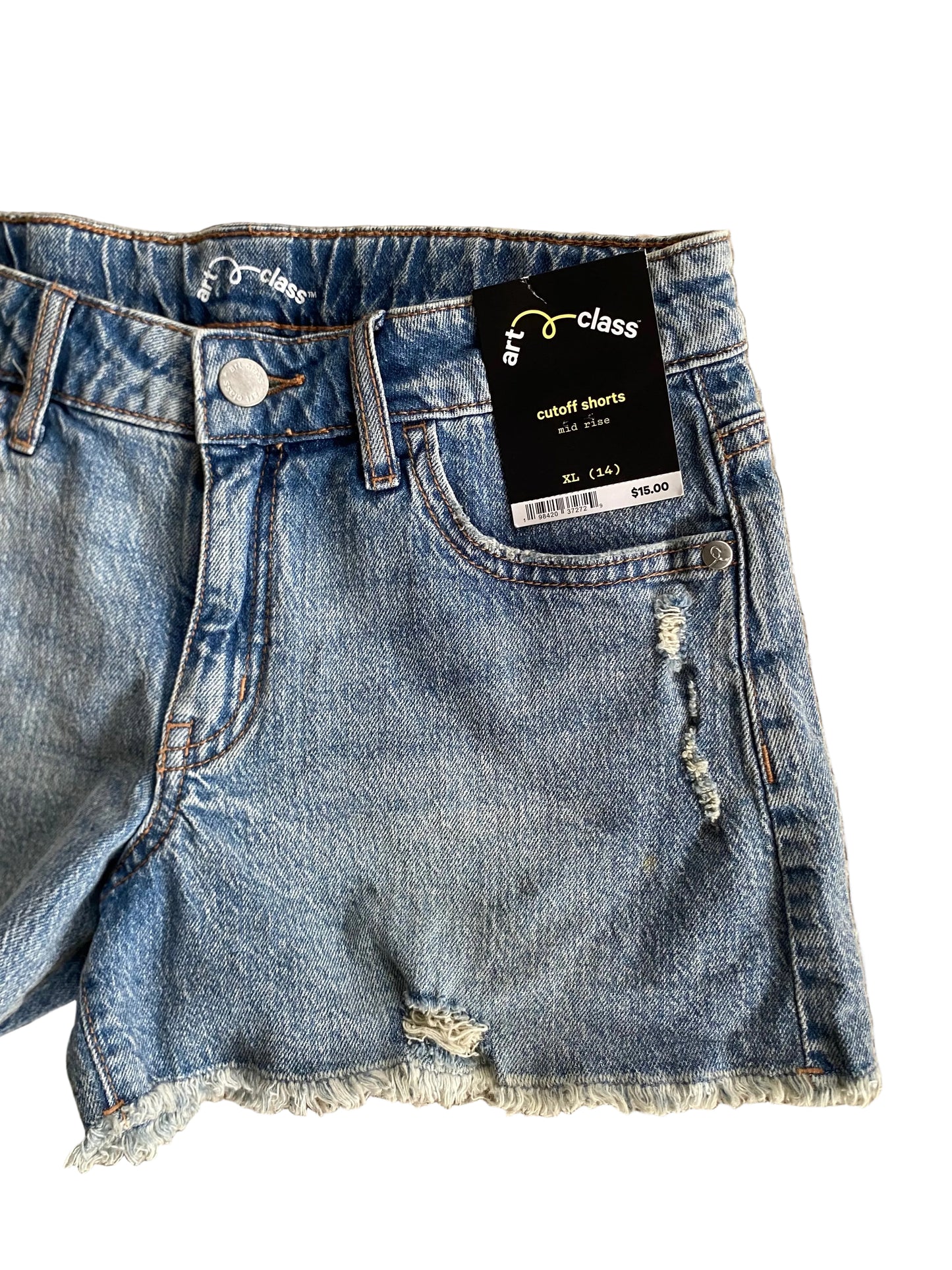 Art Class | Denim Cut Off Shorts | 14 kids