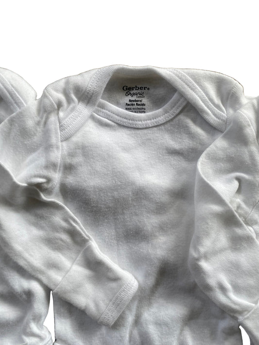 Gerber Organics | Long Sleeve Onesies | NB
