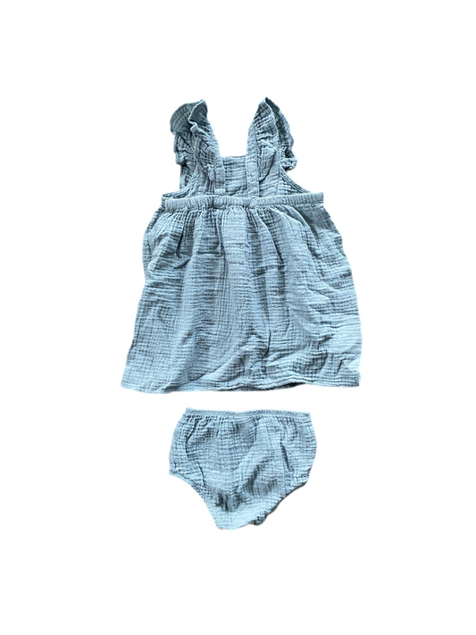 Modern Moments | Muslin Cotton Dress | 12-18 Months