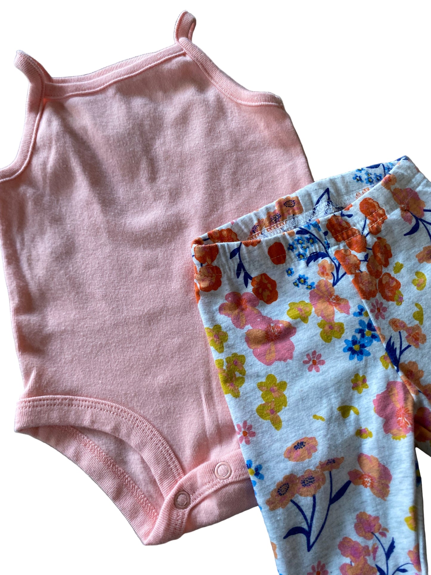 Carter’s | Tank and Floral Leggings | 0-3