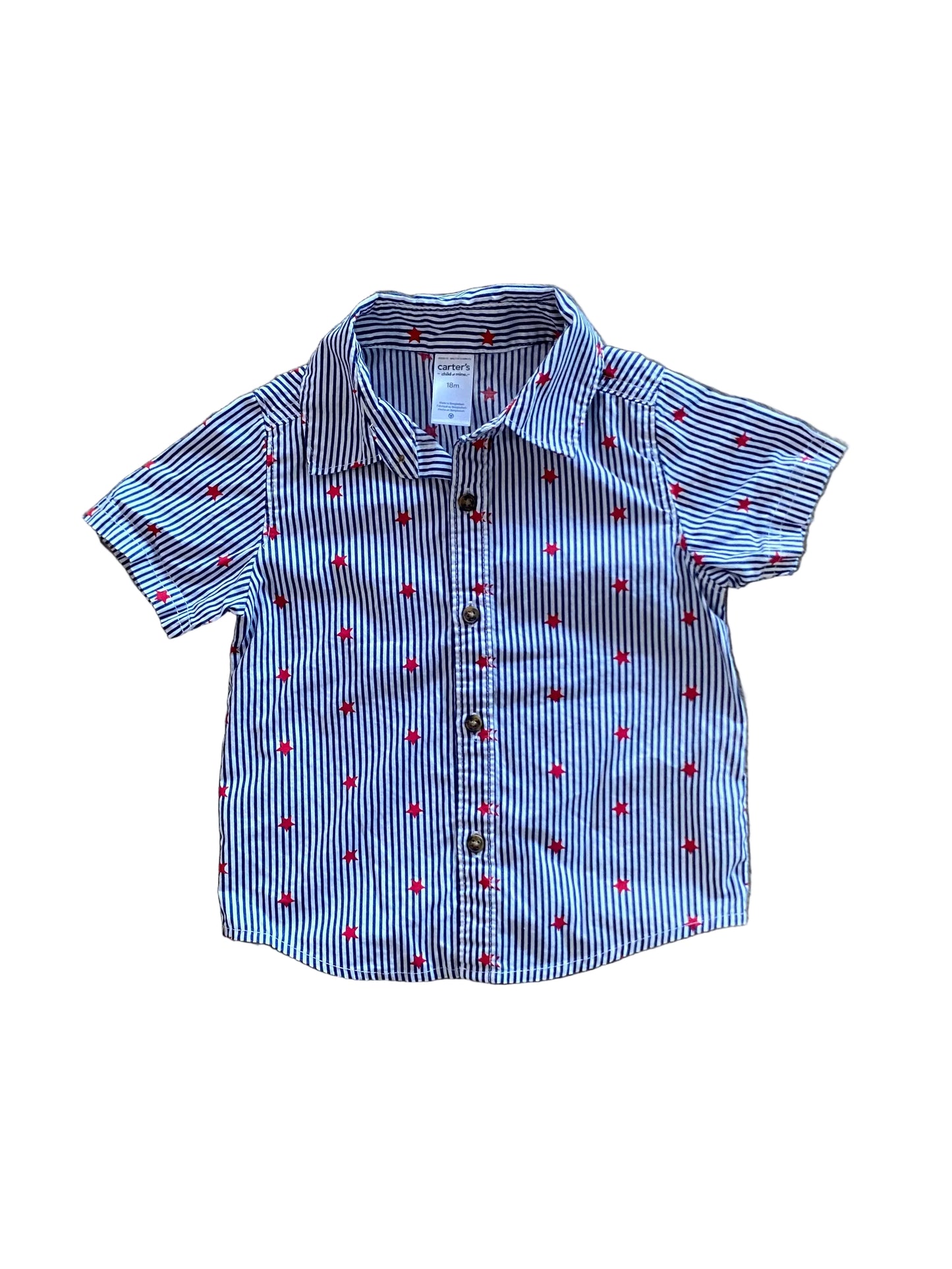 Carter’s | Stars and Stripes Button Down | 18 months