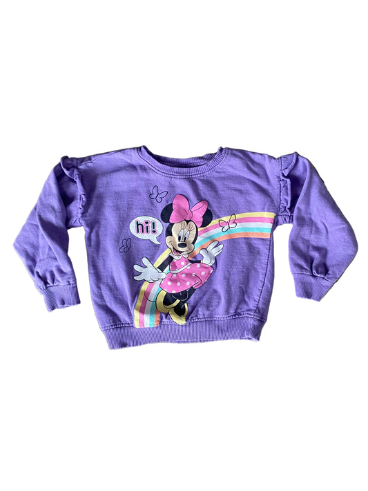 Disney | Purple Minnie Mouse Sweatshirt | 6x