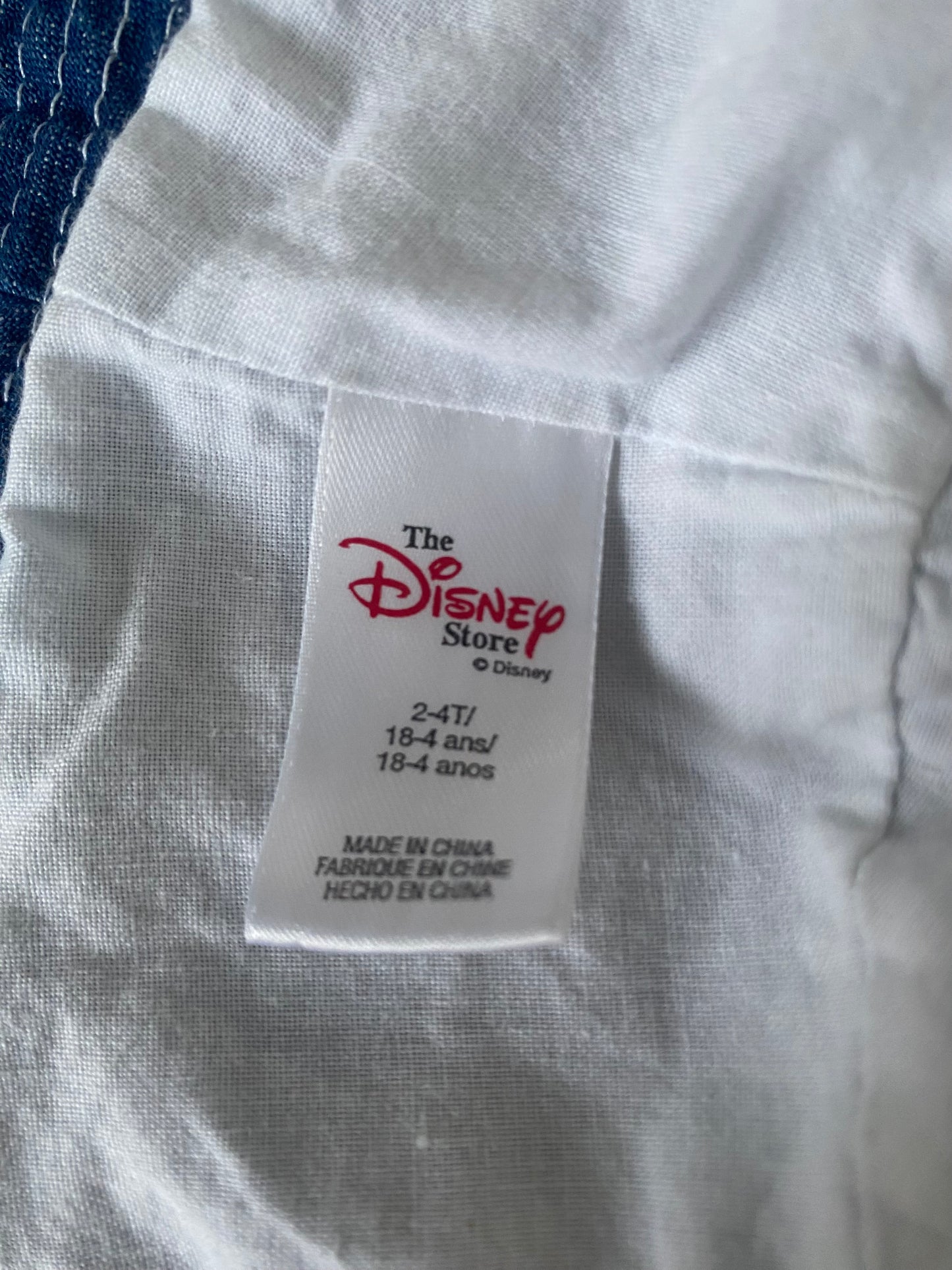 Disney | Minnie Mouse Denim Bucket Hat Vintage | 2t-4t