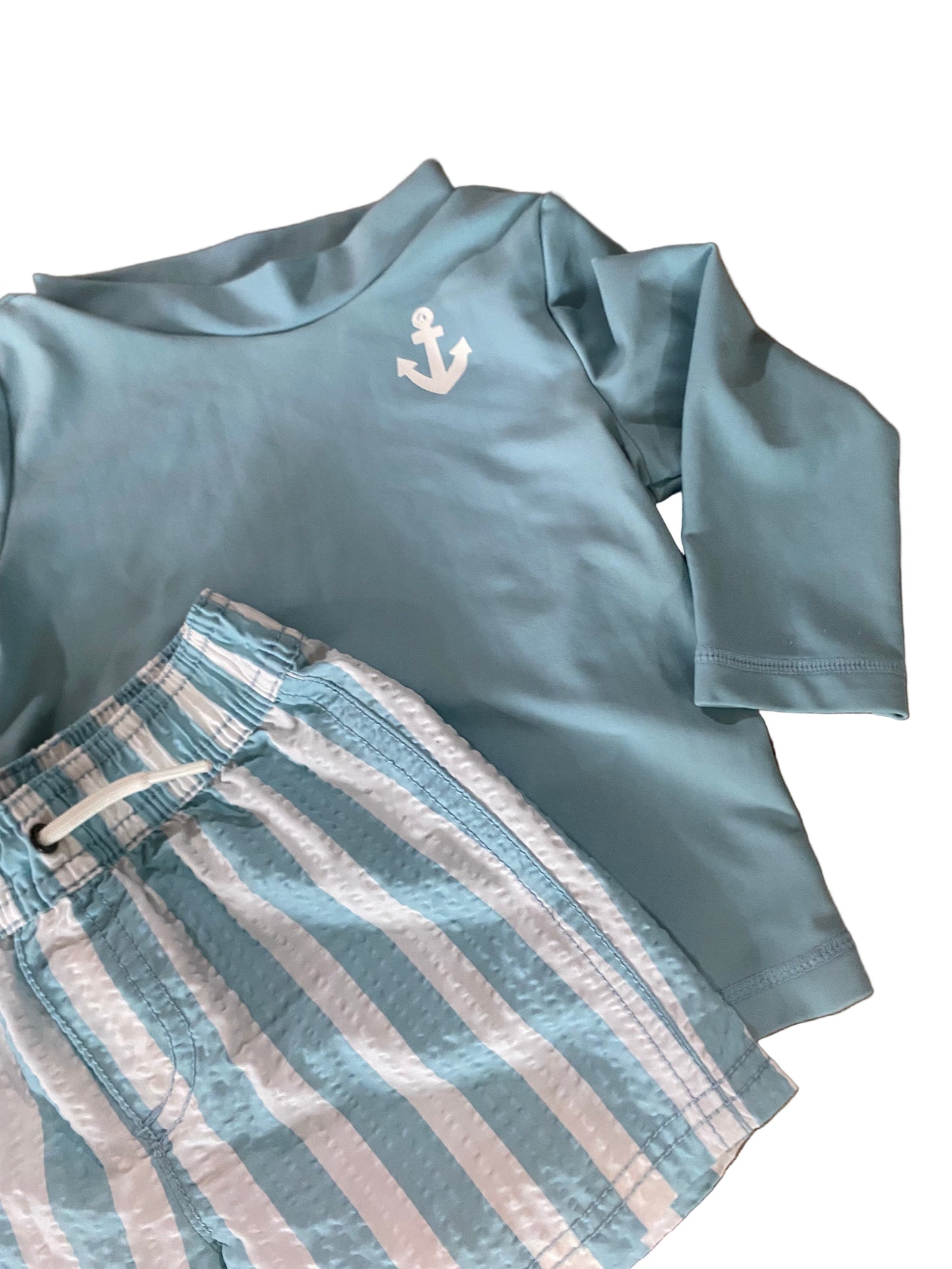Carter’s | Rashguard Swim Shirt with Shorts Anchor | 18 months