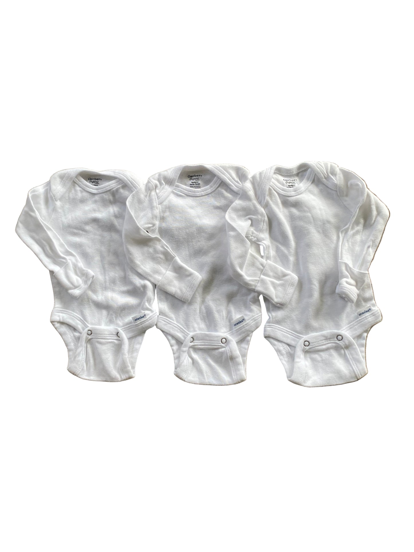 Gerber Organics | Long Sleeve Onesies | NB