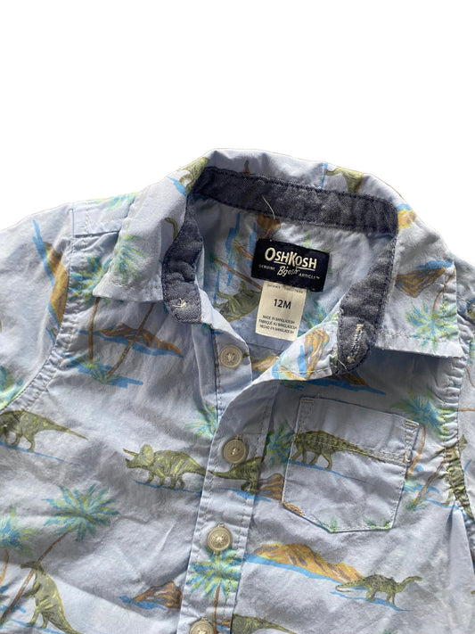 Oshkosh | Dinosaur Romper | 9-12 Months
