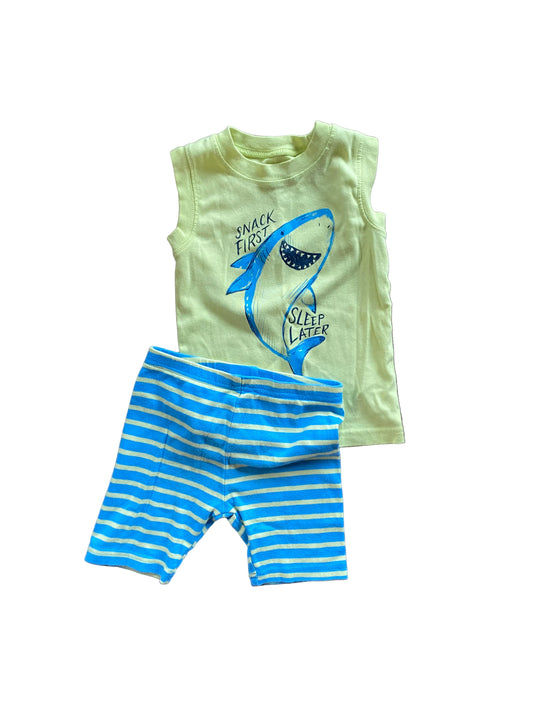 Carter’s | Shark Snug Fit Tank Pajamas | 2T
