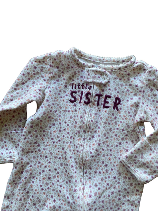 Carter’s | Floral Little Sister Sleeper | 0-3