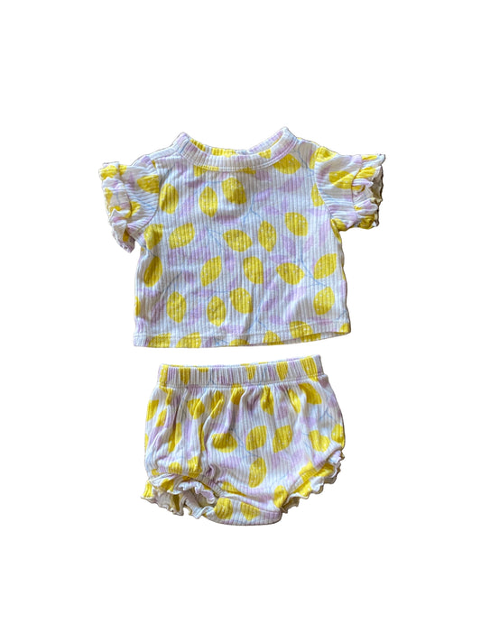 Cat and Jack | Lemon Short Set | 0-3