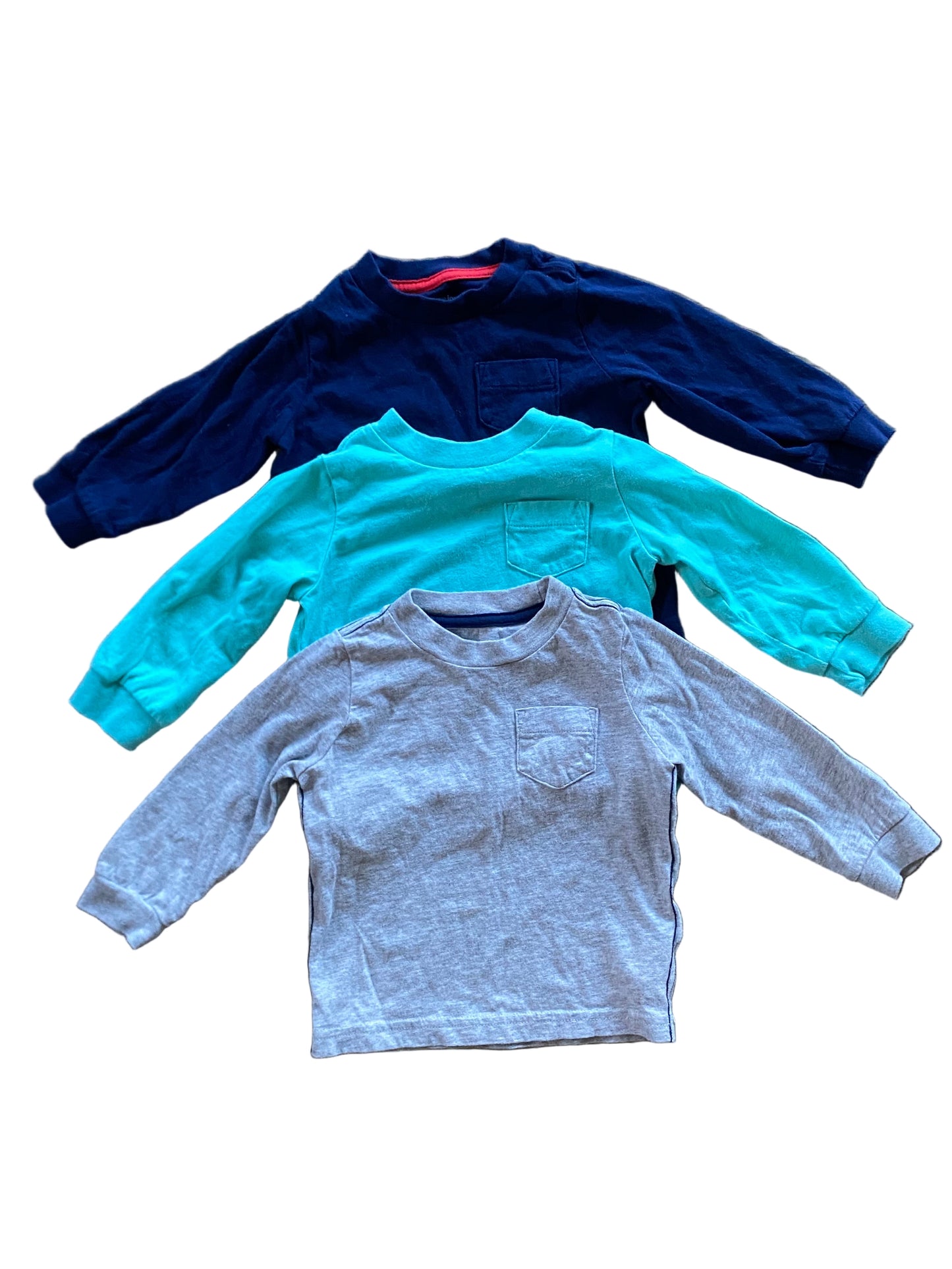 Carter’s | Basic Long Sleeve Tees | 9-12 months