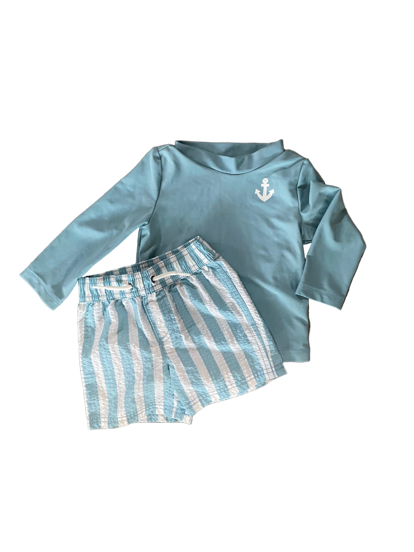 Carter’s | Rashguard Swim Shirt with Shorts Anchor | 18 months