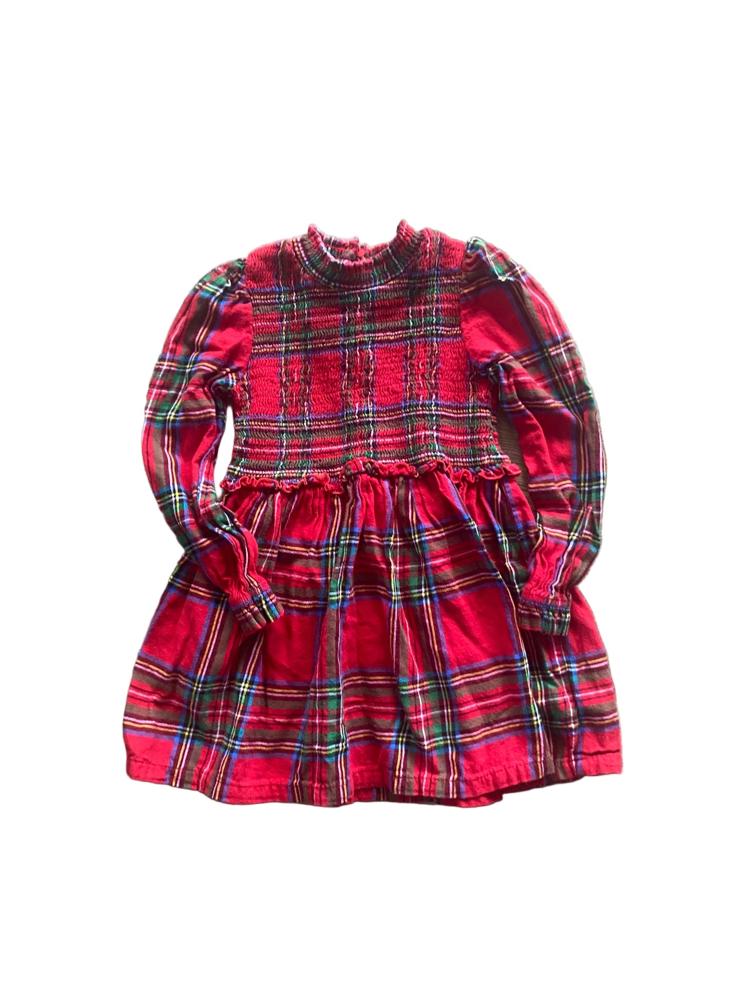 Wonder Nation | Flannel Holiday Dress | 2T