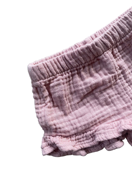 Cat and Jack | Muslin Cotton Ruffle Shorts | NB