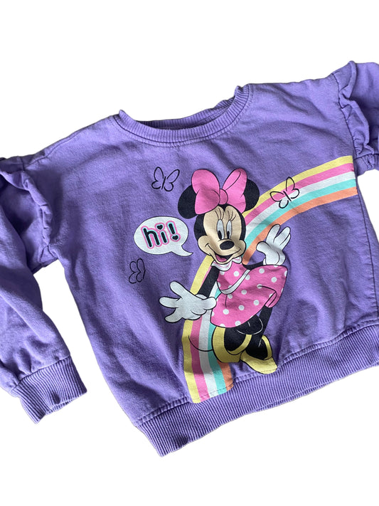 Disney | Purple Minnie Mouse Sweatshirt | 6x