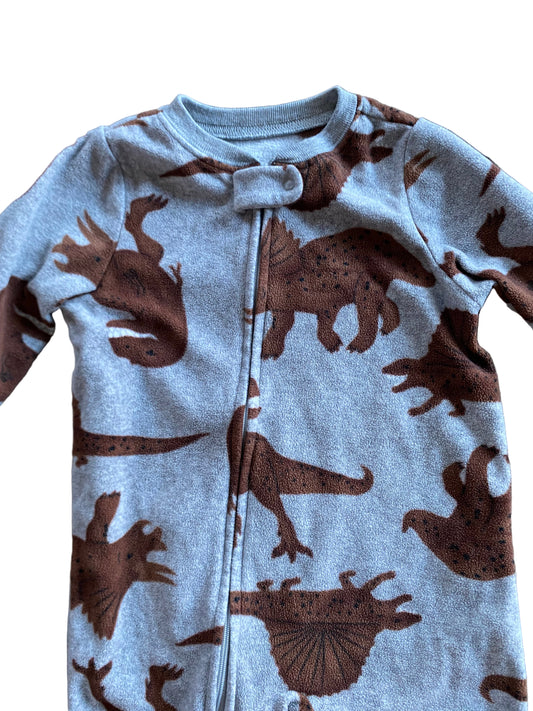 Carter’s | Fleece Footies Dinosaur | 9-12 months