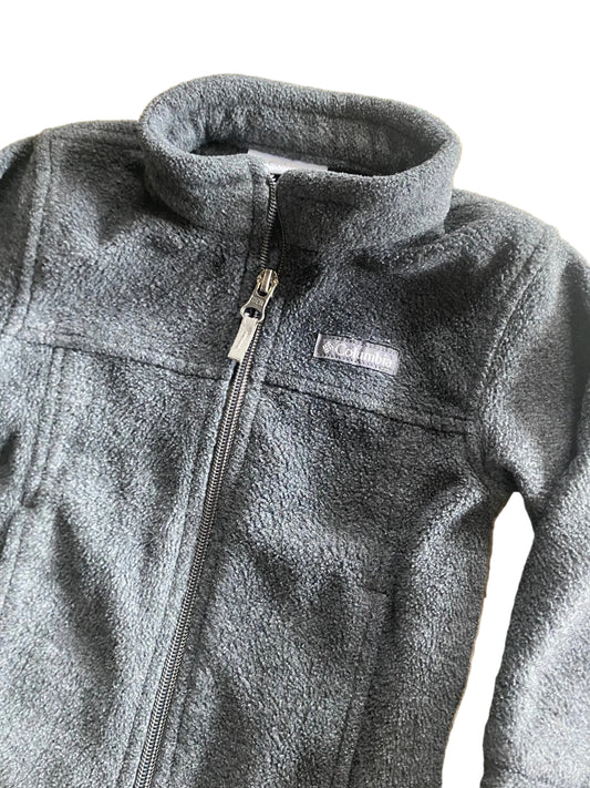 Columbia | Charcoal Fleece Zip Up Jacket | size 12-18