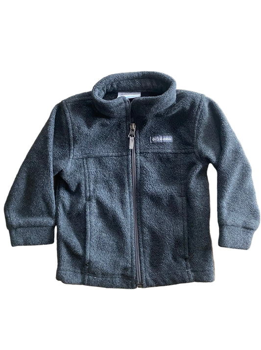 Columbia | Charcoal Fleece Zip Up Jacket | size 12-18
