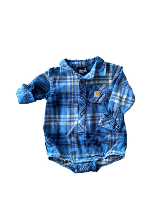 Carhartt | Flannel Long Sleeve | 9-12 months