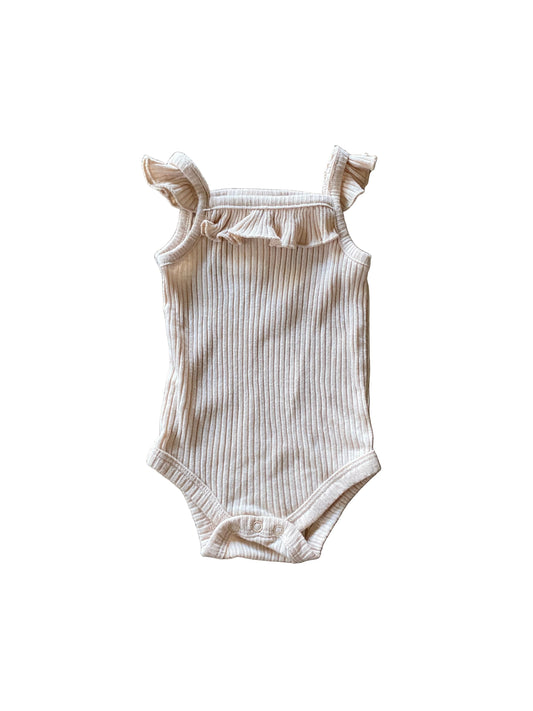 Nicole Miller | Flutter Sleeve Tank Onesie | 0-3