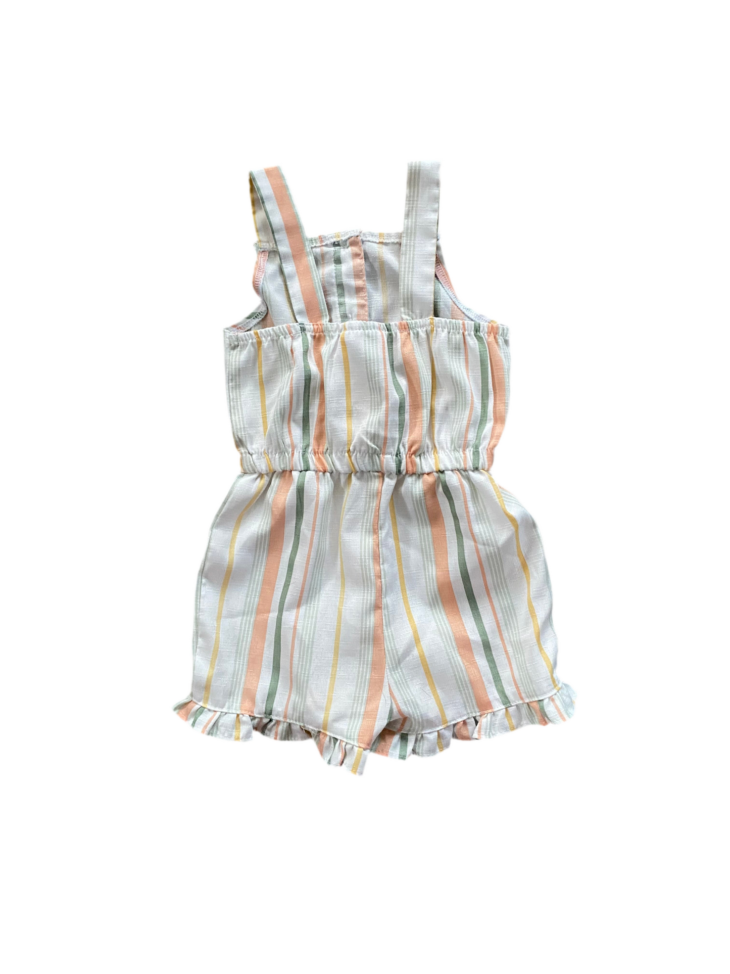 Little Lass | Pinstripe Romper | 12-18 months