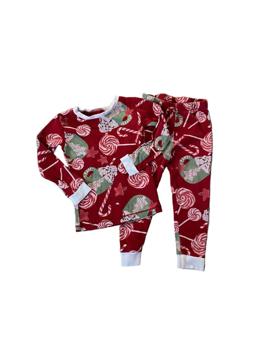 Burt’s Bees | Peppermint Hot Cocoa Holiday Pajamas | 2t