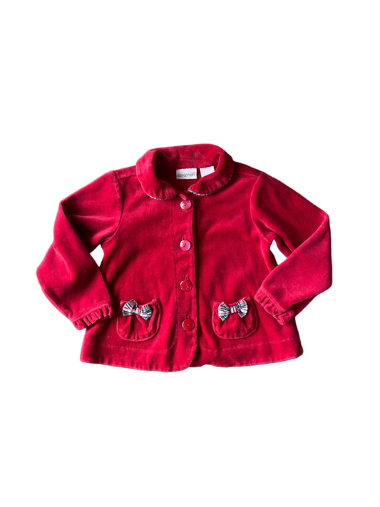 Savannah | Holiday Jacket Plaid Bows | 18 months