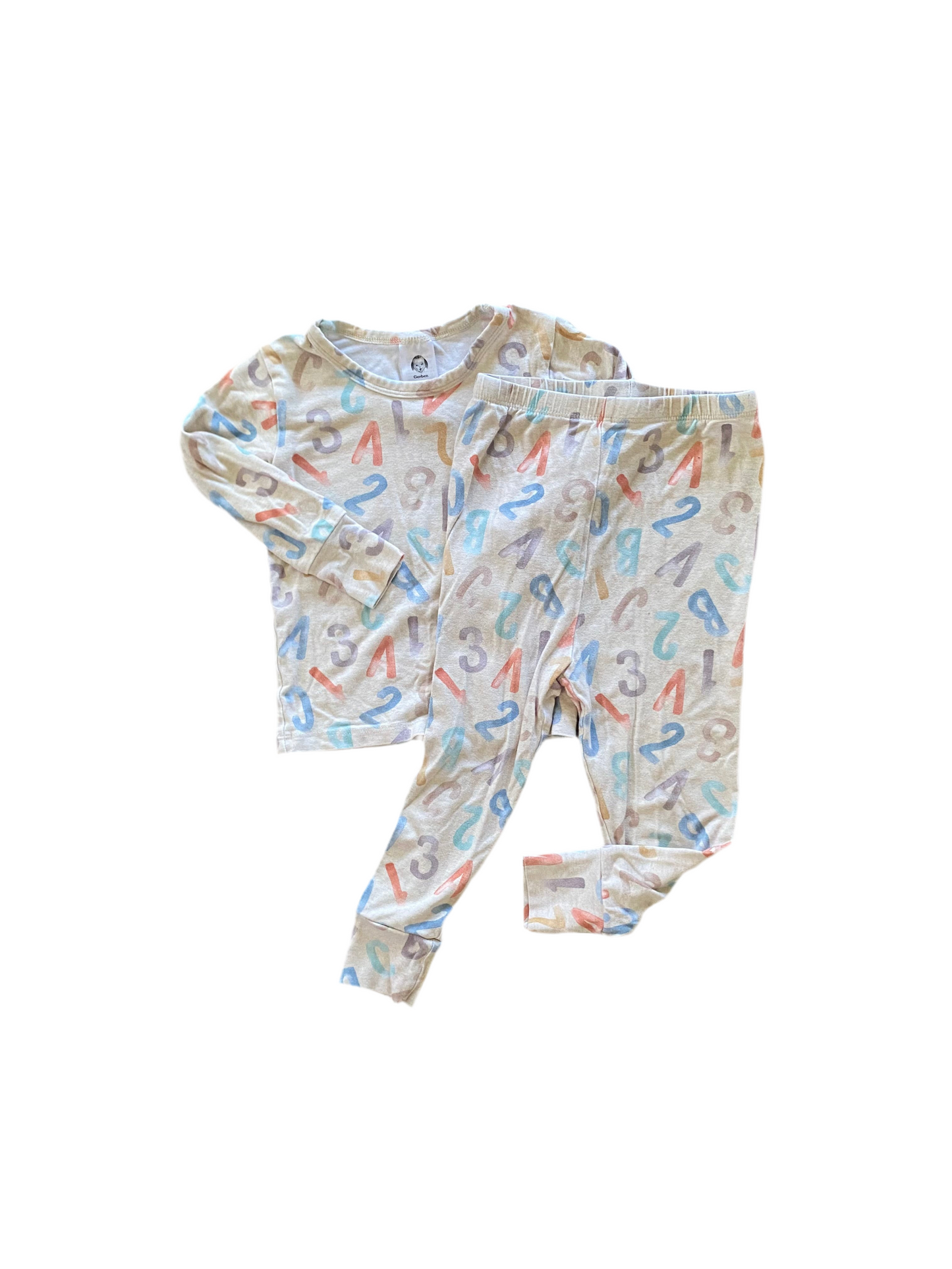 Gerber |  Viscose ABC123 Pajamas | 12-18 Months