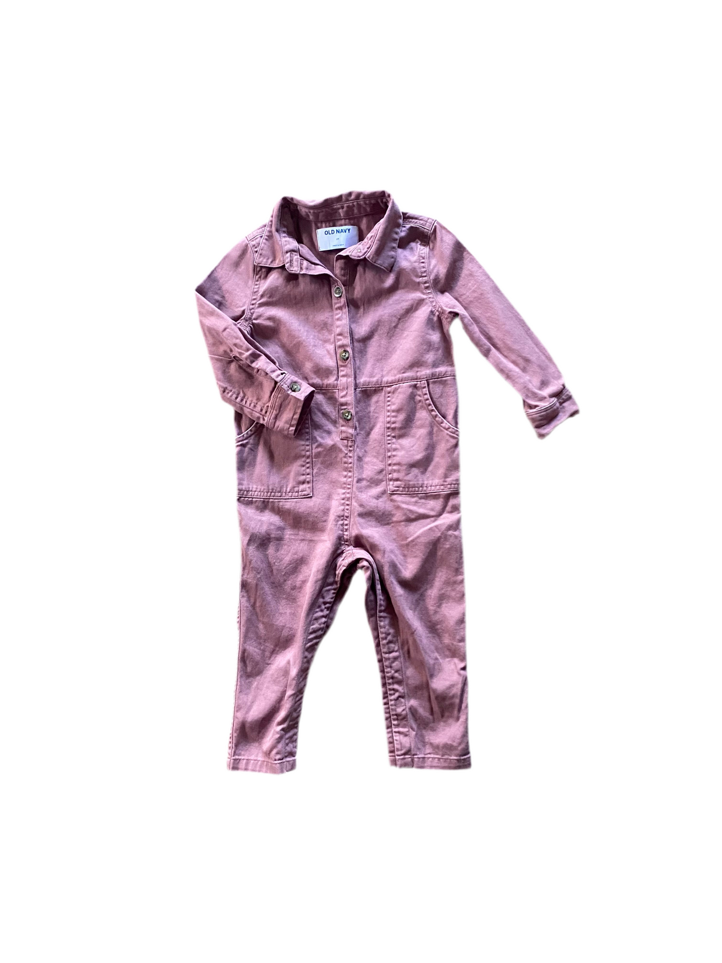 Old Navy | Khaki Coveralls | Size 2T