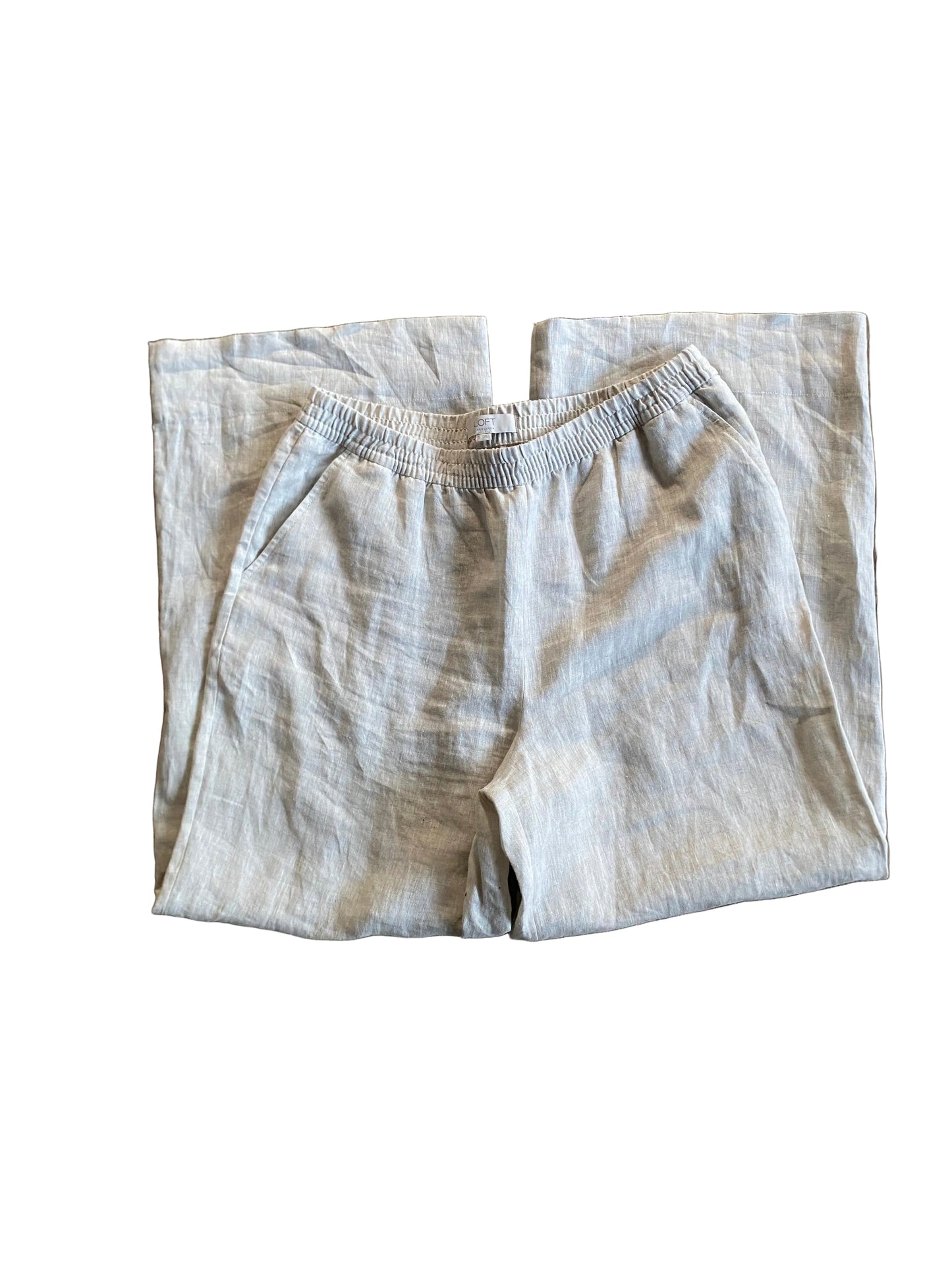 Loft | Women’s Linen High Waist Pants | Large