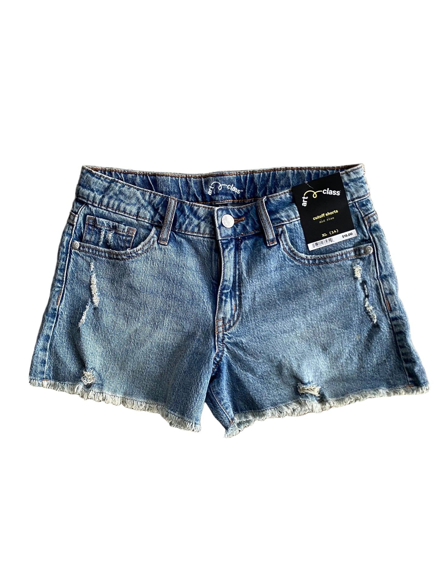 Art Class | Denim Cut Off Shorts | 14 kids