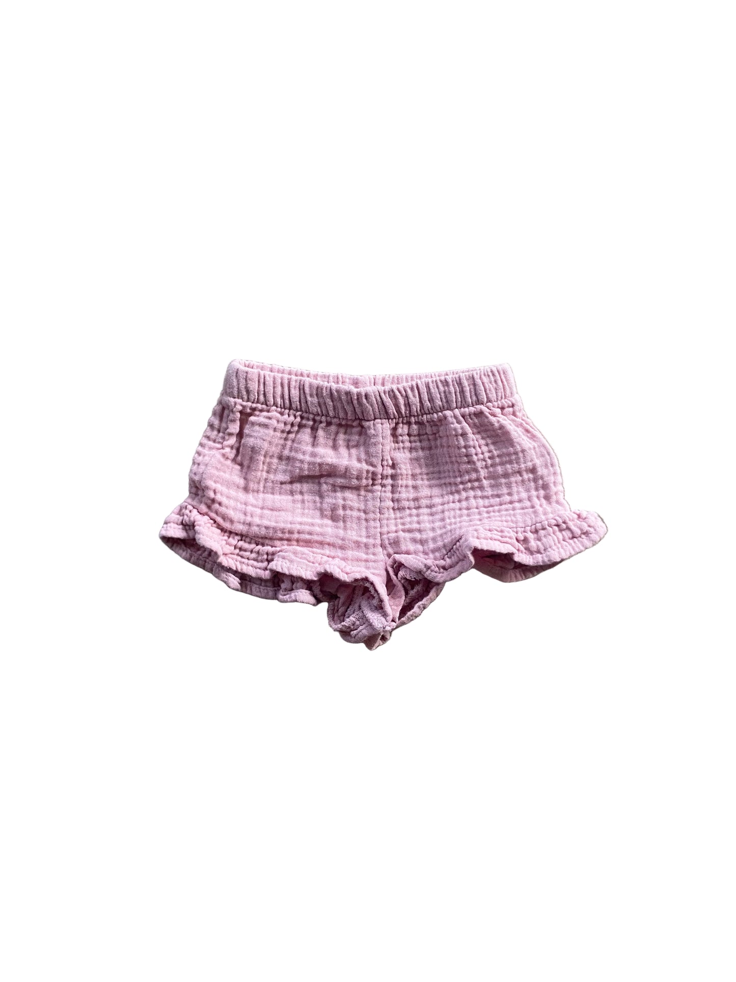 Cat and Jack | Muslin Cotton Ruffle Shorts | NB