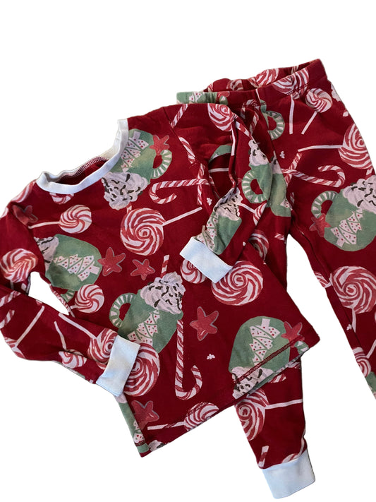 Burt’s Bees | Peppermint Hot Cocoa Holiday Pajamas | 2t