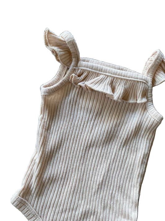 Nicole Miller | Flutter Sleeve Tank Onesie | 0-3