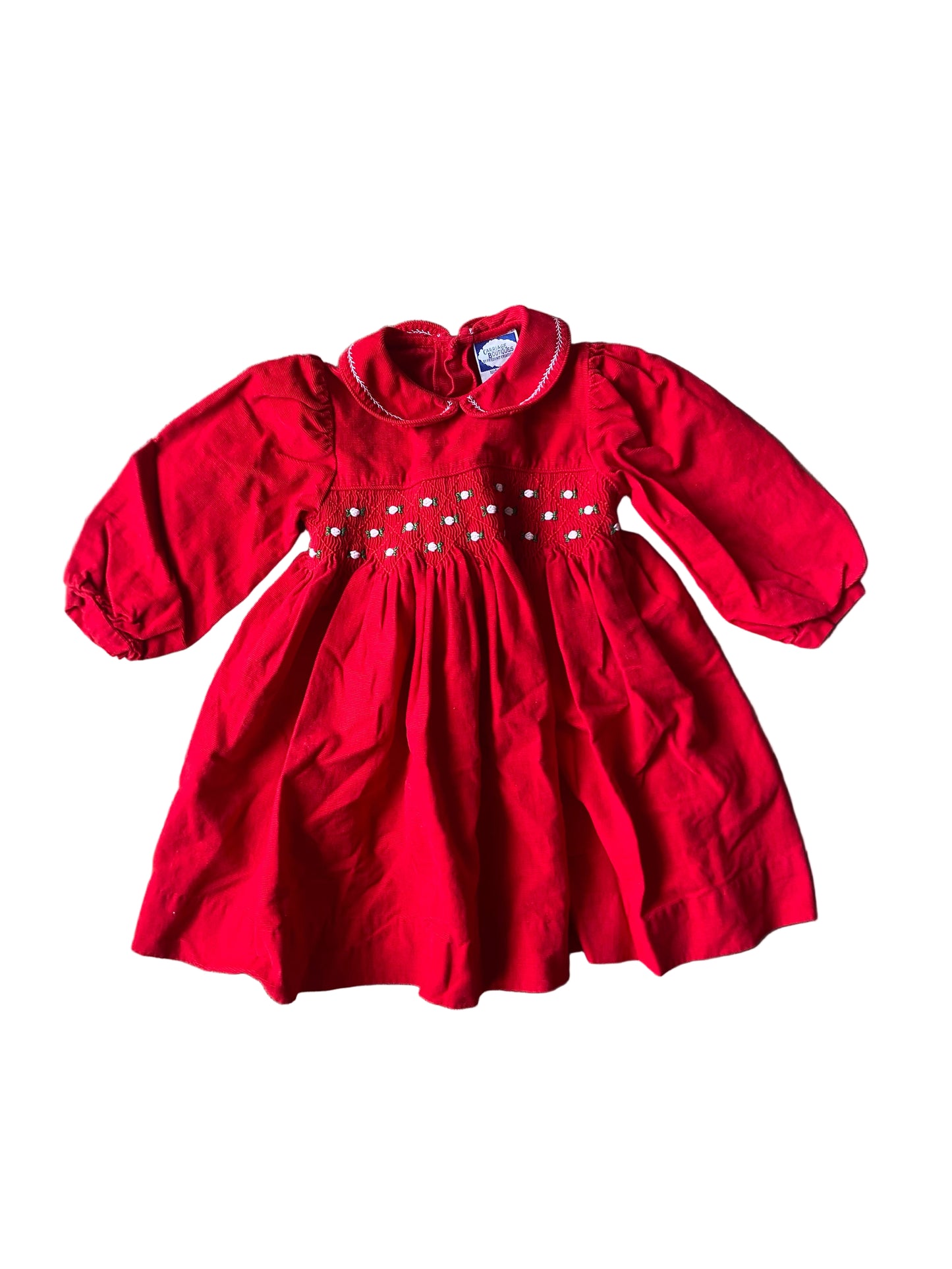 Carriage Boutiques | Vintage Holiday Dress | 12-18 Months