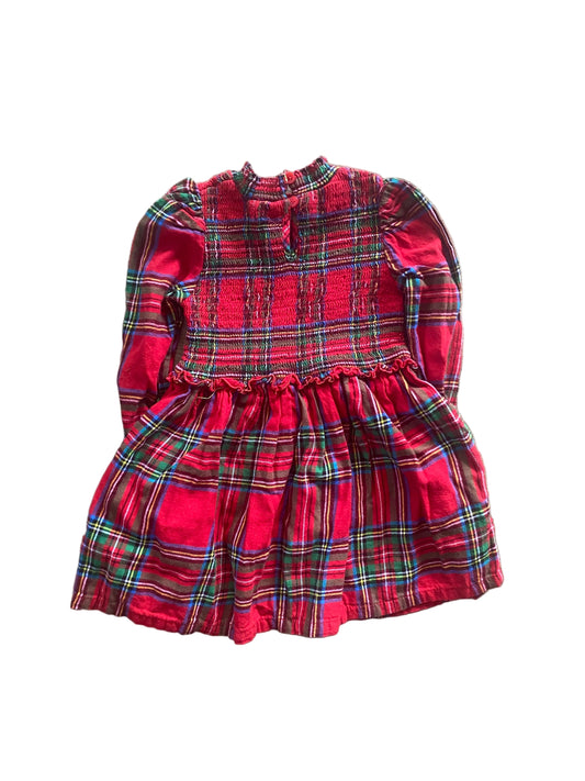 Wonder Nation | Flannel Holiday Dress | 2T