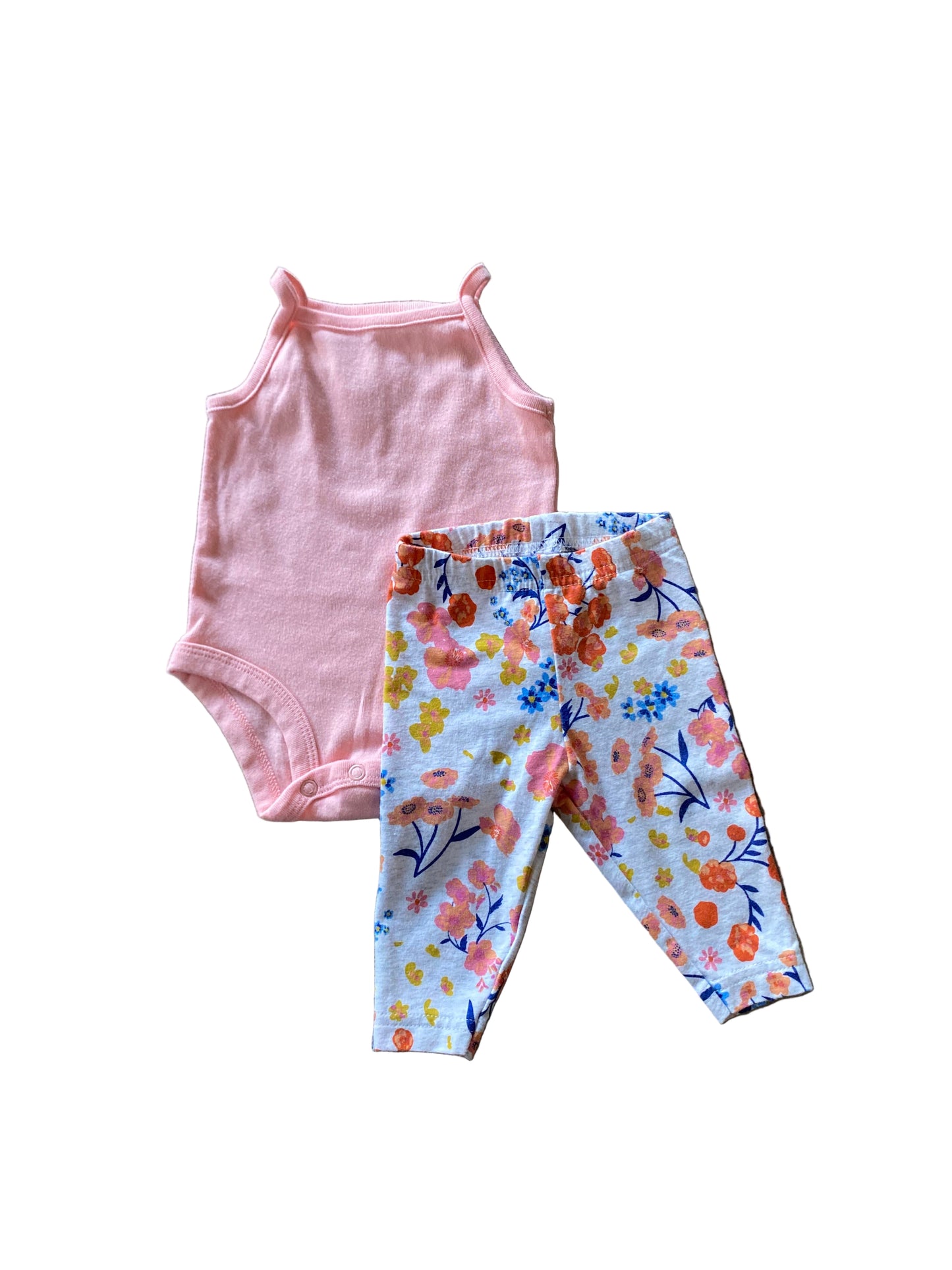 Carter’s | Tank and Floral Leggings | 0-3
