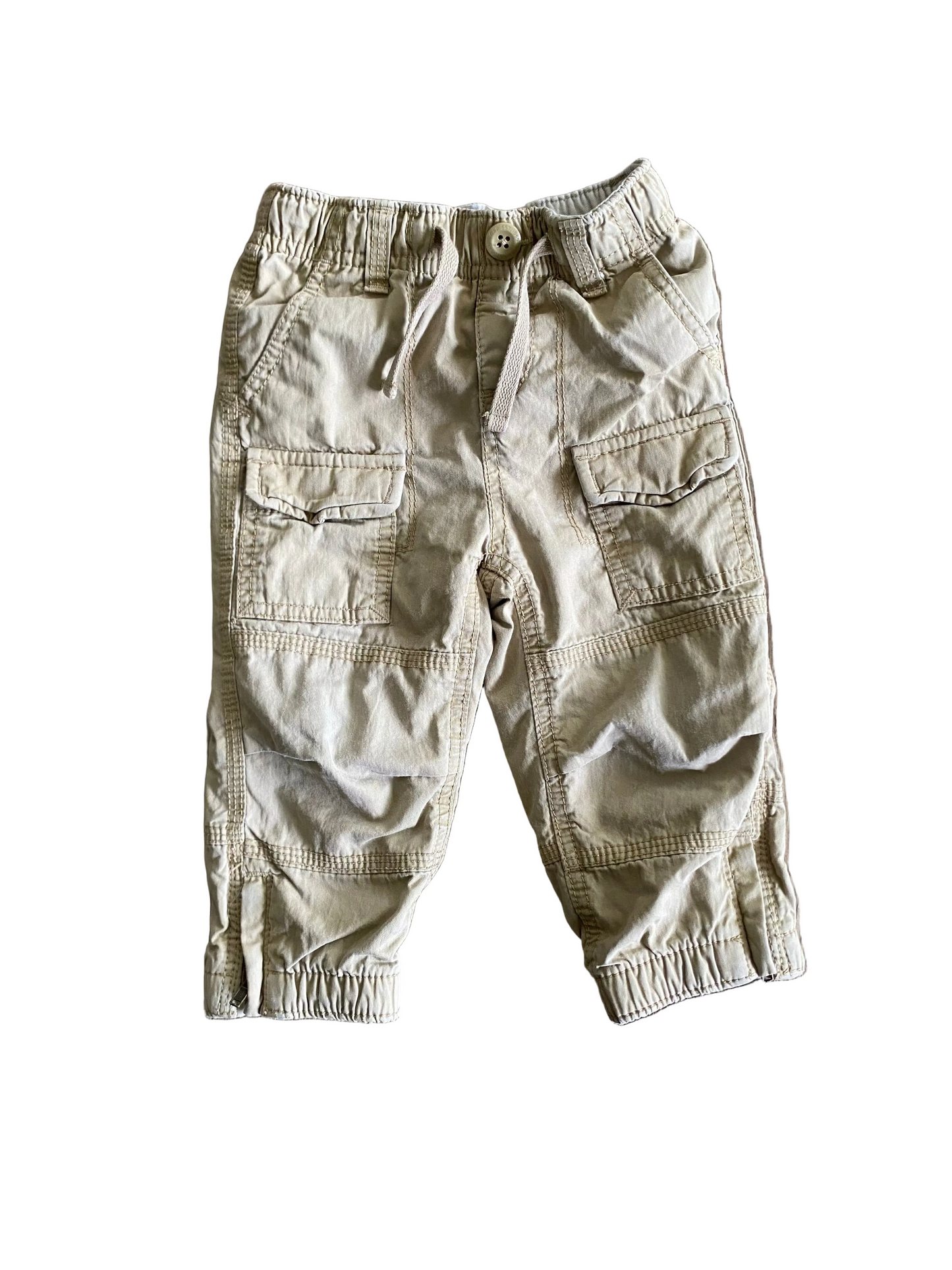 Baby Gap | Flannel Lined Cargo Pants | 12-18 months